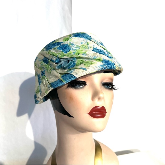Vintage 40s 50s Floral Hat - Picture 8 of 14